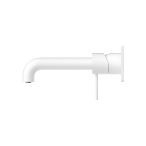 MECCA WALL BASIN/BATH MIXER 120/160/185/230/260MM MATTE WHITE