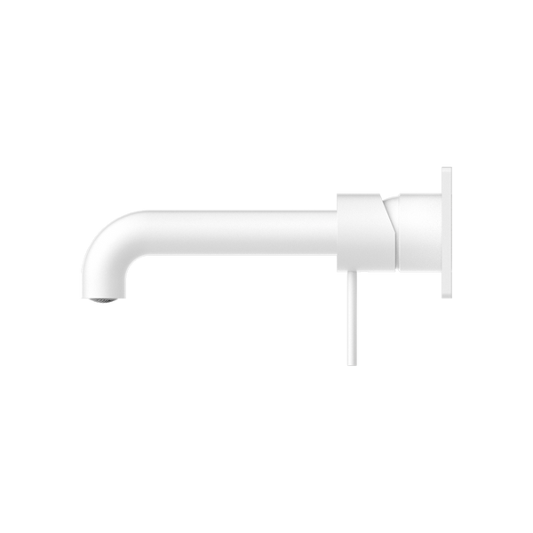MECCA WALL BASIN/BATH MIXER 120/160/185/230/260MM MATTE WHITE