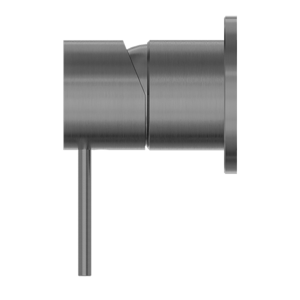 MECCA SHOWER MIXER 60MM PLATE GUN METAL (NR221911HGM)