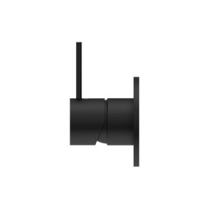 MECCA SHOWER MIXER HANDLE UP 80MM PLATE MATTE BLACK (NR221911BMB)