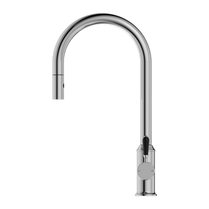 YORK PULL OUT SINK MIXER WITH VEGIE SPRAY FUNCTION WITH BLACK PORCELAIN LEVER CHROME (NR69210803CH)