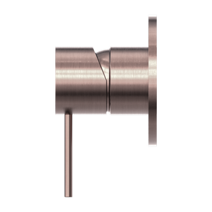 MECCA SHOWER MIXER 80MM PLATE BRUSHED BRONZE (NR221911BZ)