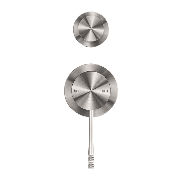 OPAL SHOWER MIXER WITH DIVERTOR SEPARATE PLATE BRUSHED NICKEL (NR251909eBN)