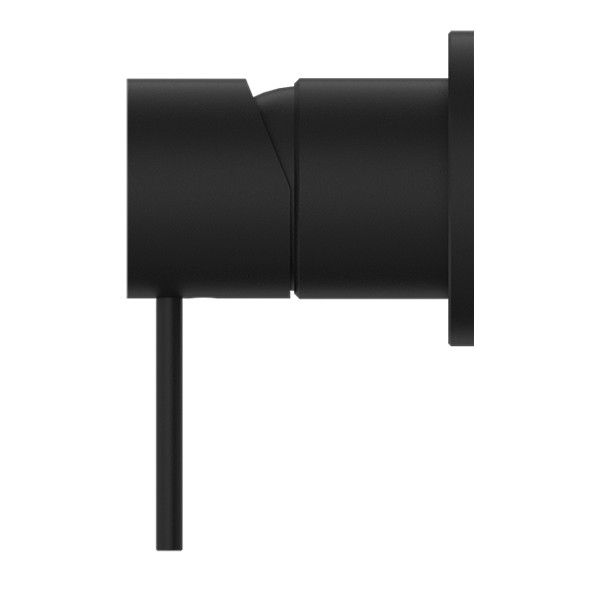 MECCA SHOWER MIXER 60MM PLATE MATTE BLACK (NR221911HMB)