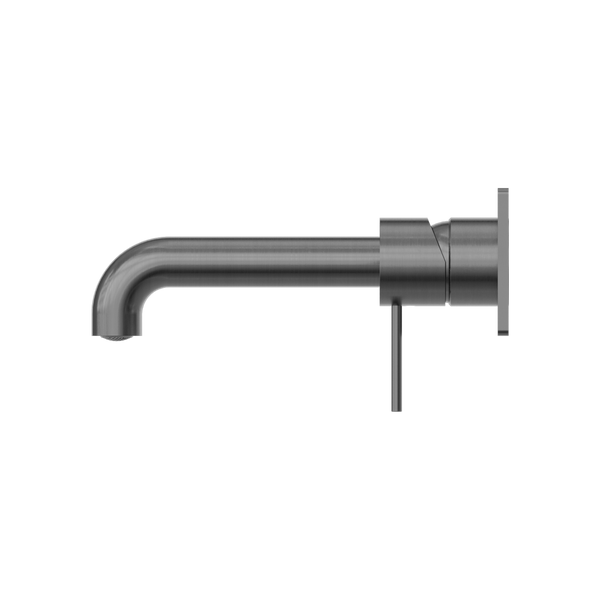 MECCA WALL BASIN/BATH MIXER 120/160/185/230/260MM GUN METAL