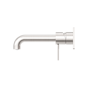 MECCA WALL BASIN/BATH MIXER 120/160/185/230/260MM BRUSHED NICKEL