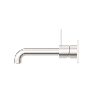 MECCA WALL BASIN/BATH MIXER HANDLE UP 120/160/185/230/260MM BRUSHED NICKEL