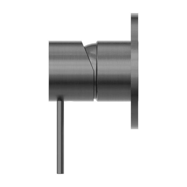 MECCA SHOWER MIXER 80MM PLATE GUN METAL (NR221911GM)