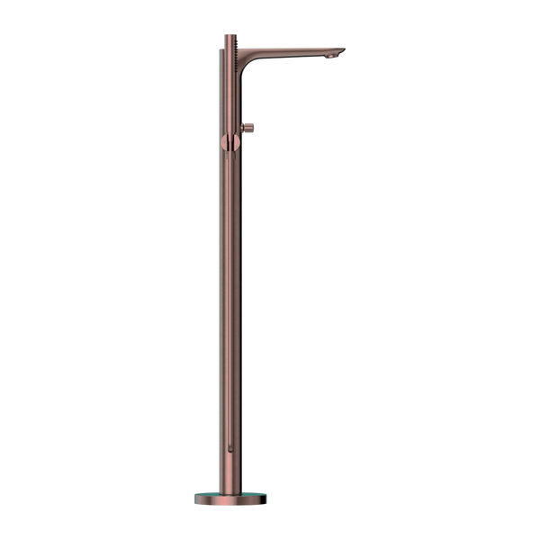 Bianca Freestanding Bath Mixer With Hand Shower Brushed Bronze (NR321503aBZ)
