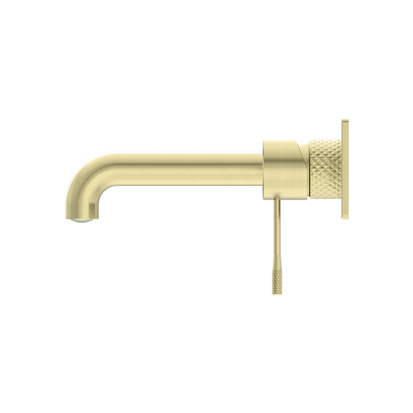 OPAL WALL BASIN/BATH MIXER 120/160/185/230/260MM BRUSHED GOLD