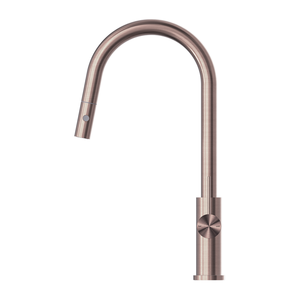 MECCA PULL OUT SINK MIXER WITH VEGIE SPRAY FUNCTION BRUSHED BRONZE (NR221908BZ)