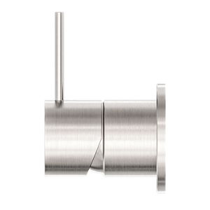 MECCA SHOWER MIXER 60MM HANDLE UP PLATE BRUSHED NICKEL (NR221911JBN)