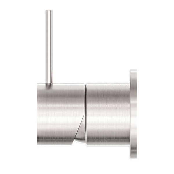 MECCA SHOWER MIXER 60MM HANDLE UP PLATE BRUSHED NICKEL (NR221911JBN)