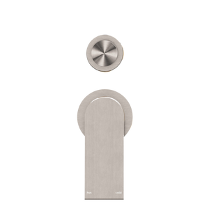 BIANCA SHOWER MIXER WITH DIVERTOR SEPARATE BACK PLATE BRUSHED NICKEL (NR321511GBN)