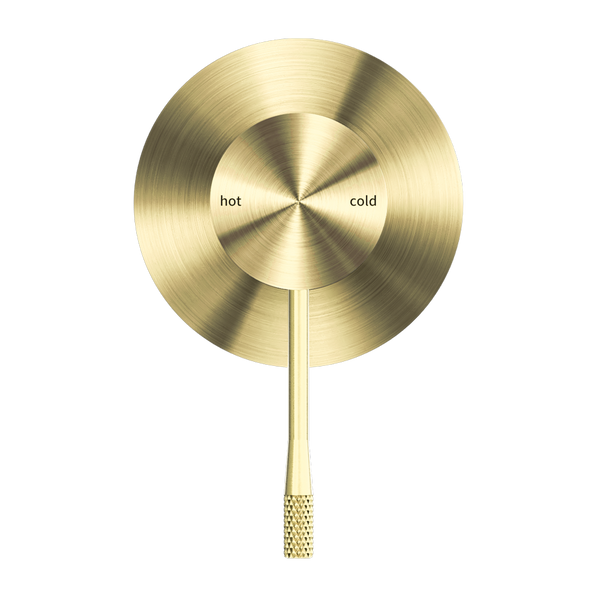 OPAL SHOWER MIXER 80MM PLATE BRUSHED GOLD (NR251909BG)
