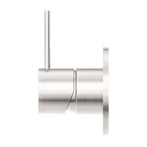 MECCA SHOWER MIXER HANDLE UP 80MM PLATE BRUSHED NICKEL (NR221911BBN)