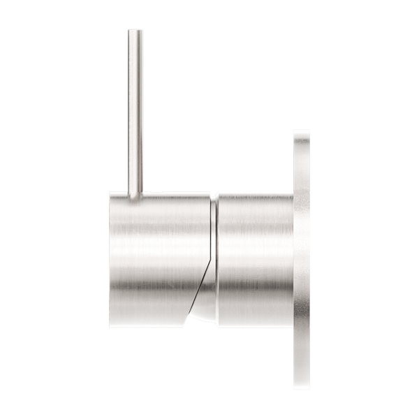 MECCA SHOWER MIXER HANDLE UP 80MM PLATE BRUSHED NICKEL (NR221911BBN)