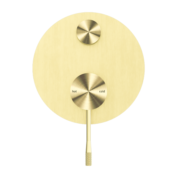 OPAL SHOWER MIXER WITH DIVERTOR BRUSHED GOLD (NR251909aBG)