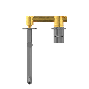 MECCA WALL BASIN/BATH MIXER SWIVEL SPOUT 225MM GUN METAL (NR221910RGM)