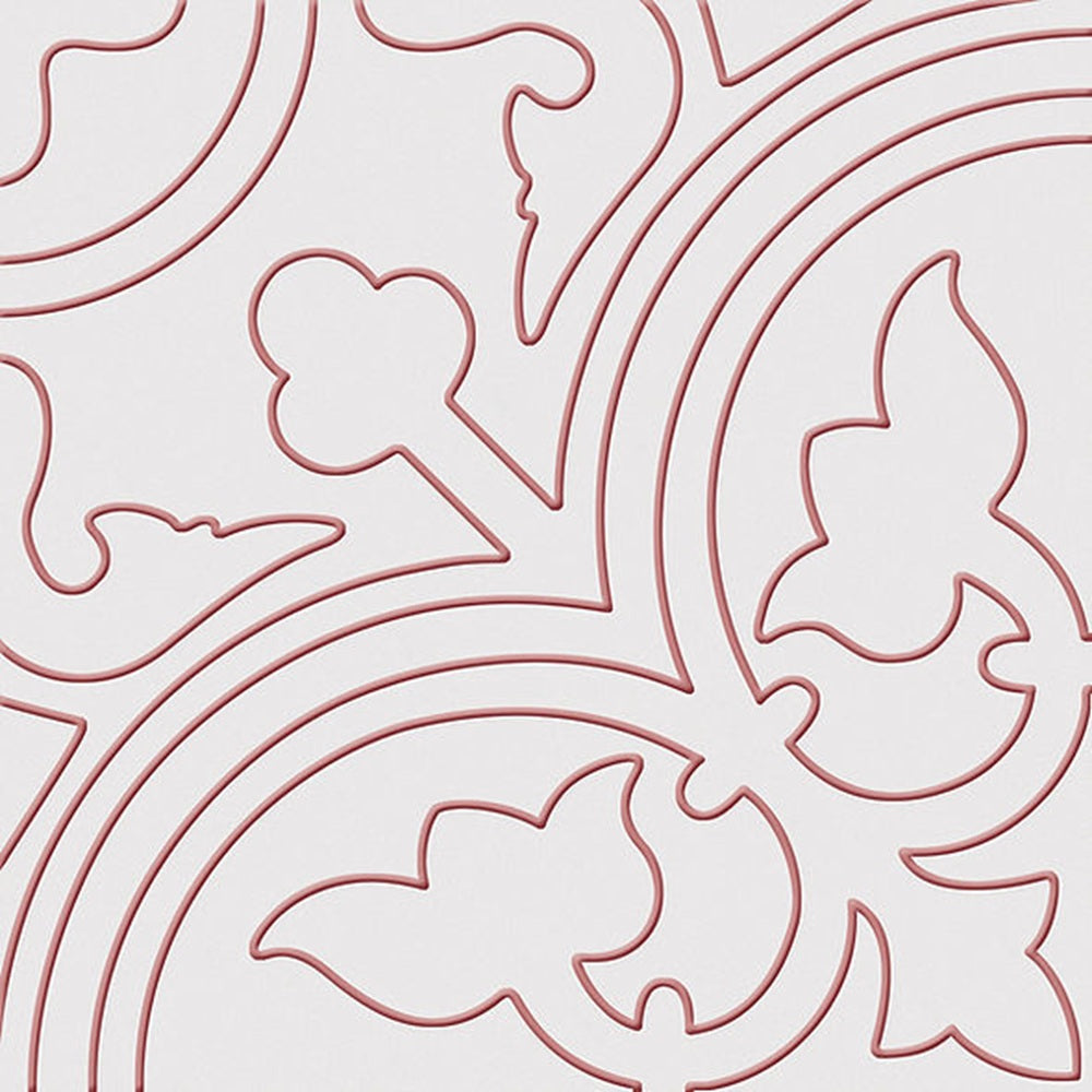 Alhambra Rojo 250x250mm Spanish Décor Tiles