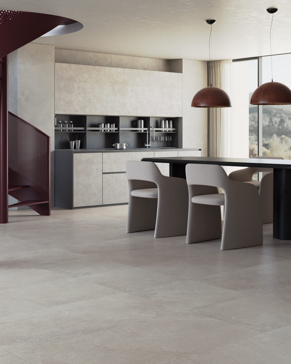Provence Chalk External P5 Limestone Look Tile 600x600mm