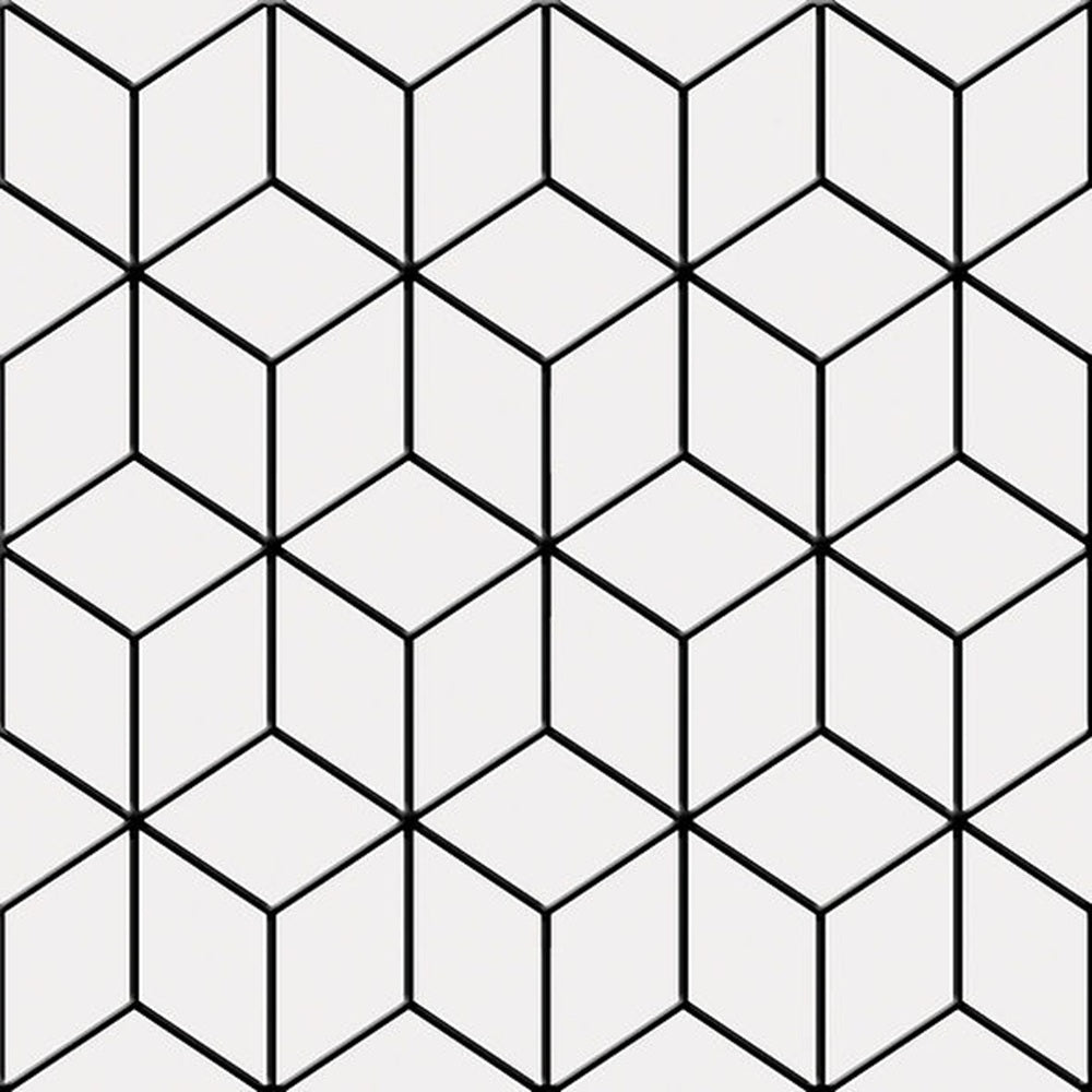 Alhambra Negro 250x250mm Spanish Décor Tiles