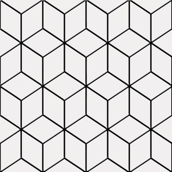 Alhambra Negro 250x250mm Spanish Décor Tiles