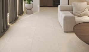 Darth Industries Tile Imperial White Matt Stone Look Tile 600x600mm