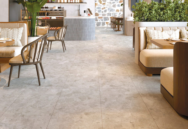 Darth Industries Tile Modena Stone White Matt P3 Stone Look Tile 600x600mm