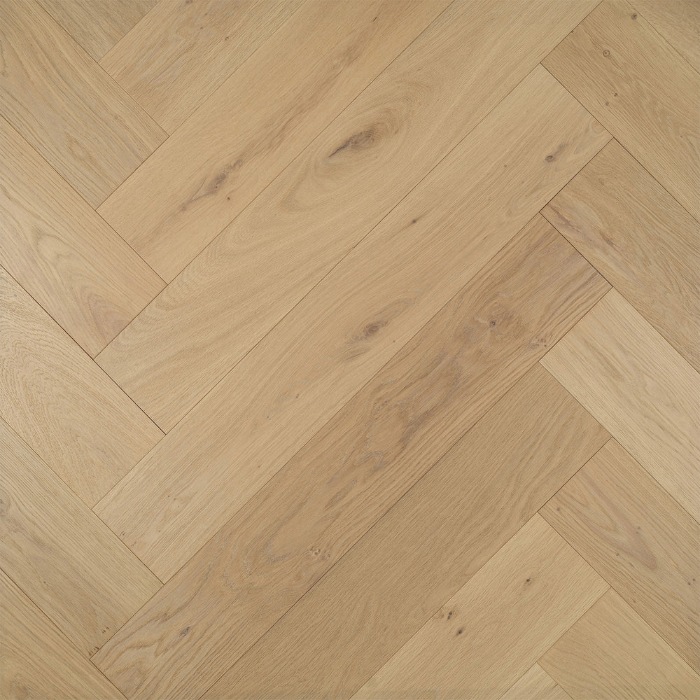 Terra Mater Wild Oak Arlo Herringbone Engineered Oak 888 x 148 x 14/3mm - 4472HB Ivory