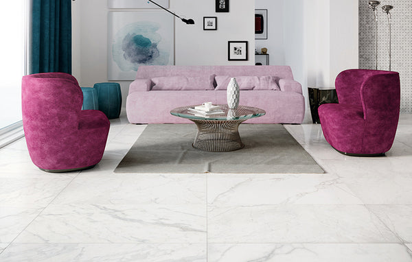 Everstone 3D Crafted Natural Finish 600x600mm Made in Italy - Calacatta
