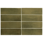 Coco Verde Matt Subway Tile 50X150mm Made in Spain