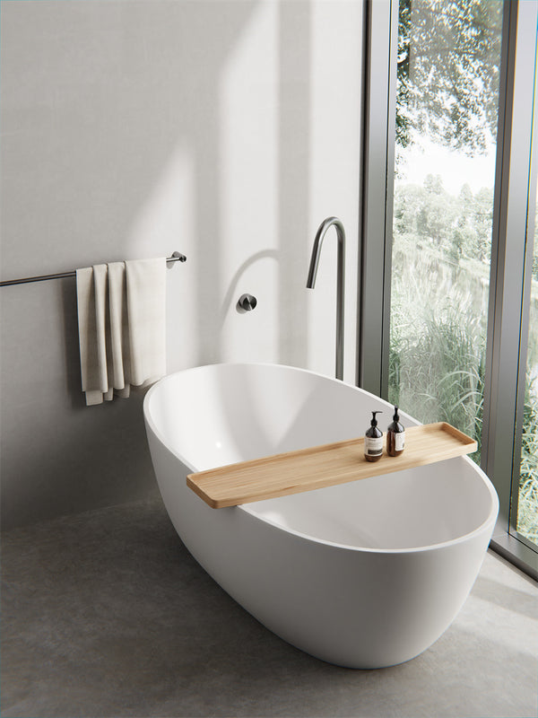 MECCA FREESTANDING BATH SPOUT ONLY GUN METAL (NR221903aGM)