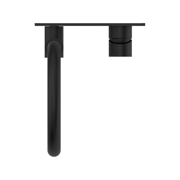 MECCA WALL BASIN/BATH MIXER SWIVEL SPOUT MATTE BLACK (NR221910QMB)