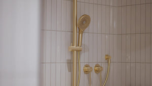 MECCA CARE SHOWER MIXER BRUSHED GOLD (NR221911XBG)