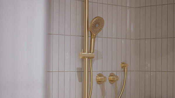 MECCA CARE SHOWER MIXER BRUSHED GOLD (NR221911XBG)