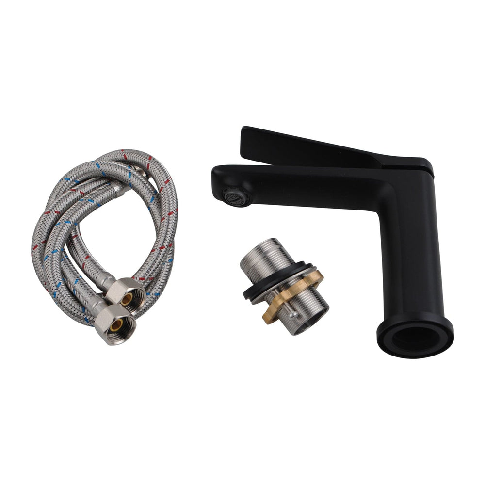 RUSHY Series Black Basin Mixer OX0128.BM