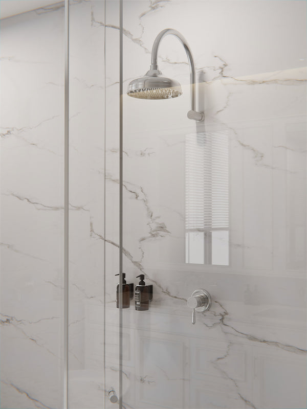YORK SHOWER MIXER WITH METAL LEVER CHROME (NR69210902CH)