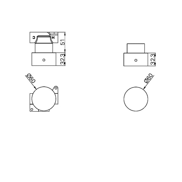 KARA PROGRESSIVE SHOWER MIXER CHROME (NR271909CH)