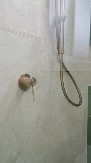 OPAL SHOWER MIXER 80MM PLATE BRUSHED NICKEL (NR251909BN)