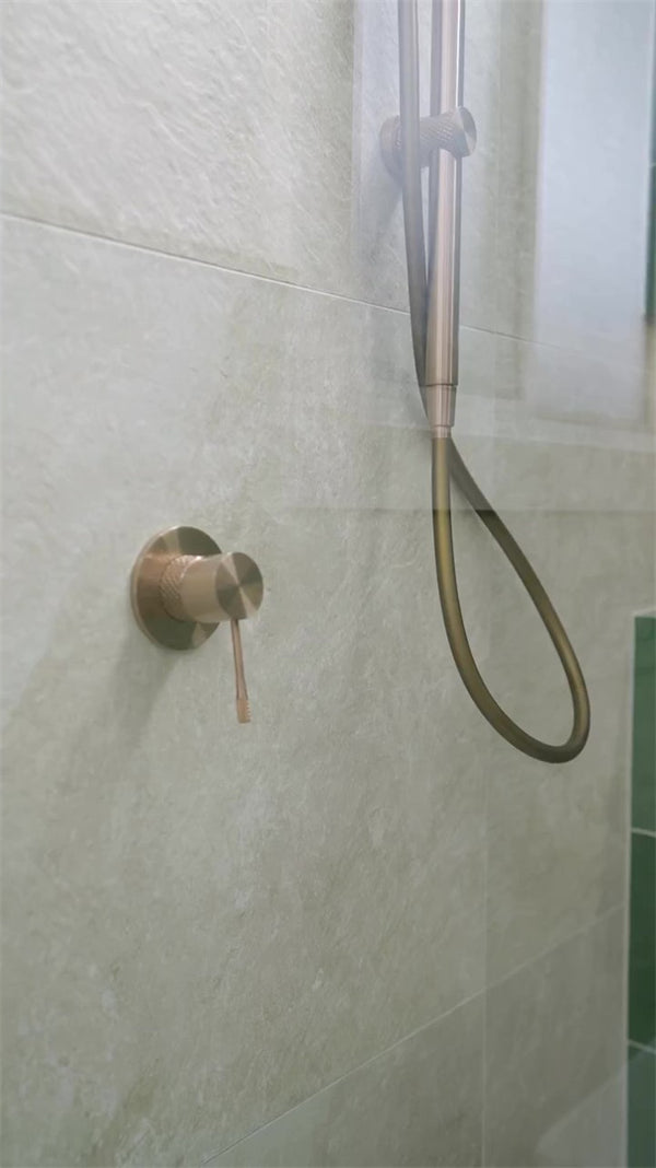 OPAL SHOWER MIXER 80MM PLATE BRUSHED NICKEL (NR251909BN)