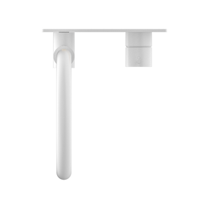 MECCA WALL BASIN/BATH MIXER SWIVEL SPOUT HANDLE UP MATTE WHITE (NR221910PMW)