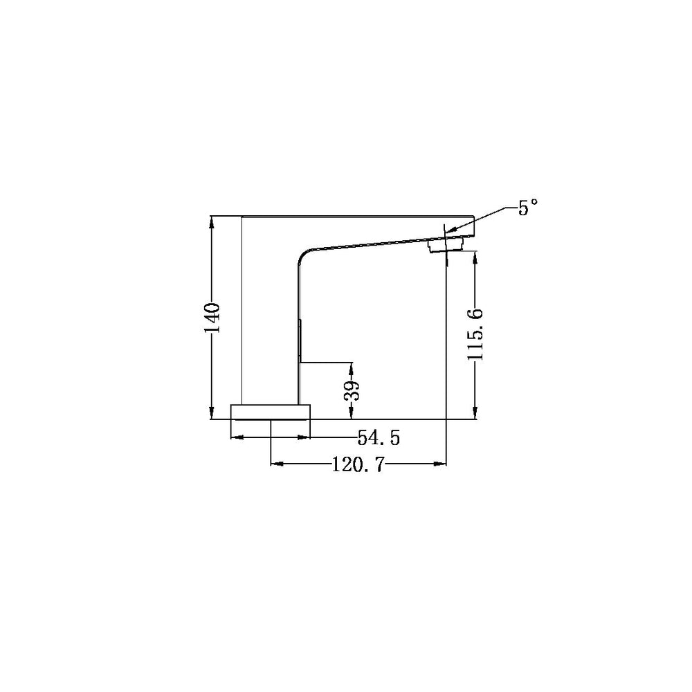 BIANCA SENSOR TAP MATTE BLACK (NR403MB)