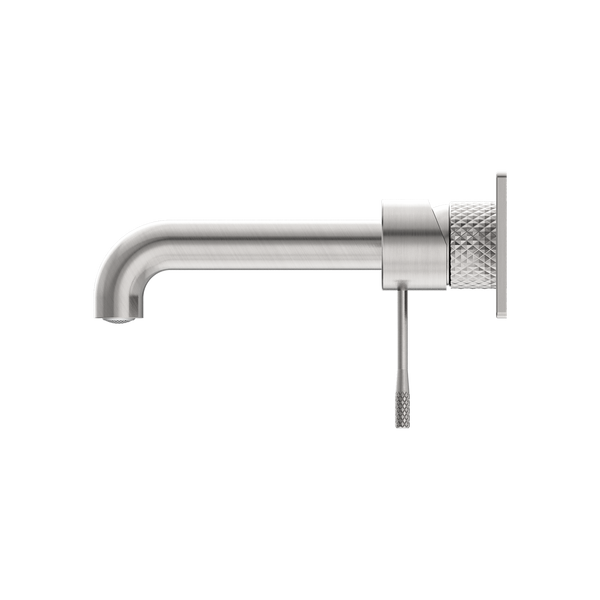 OPAL WALL BASIN/BATH MIXER 120/160/185/230/260MM BRUSHED NICKEL
