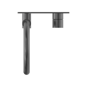 MECCA WALL BASIN/BATH MIXER SWIVEL SPOUT HANDLE UP GUN METAL (NR221910PGM)