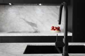 MECCA PULL OUT SINK MIXER WITH VEGIE SPRAY FUNCTION MATTE BLACK (NR221908MB)