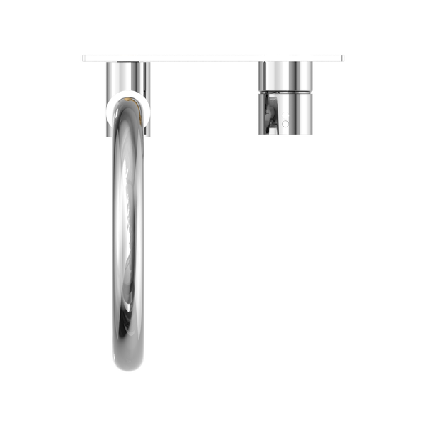 MECCA WALL BASIN/BATH MIXER SWIVEL SPOUT HANDLE UP CHROME (NR221910PCH)