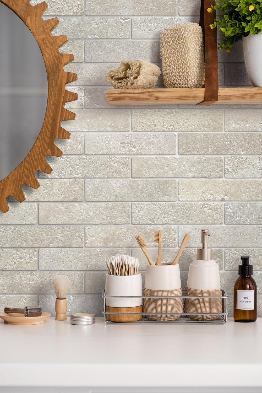 52APOBET APOLLO BEIGE TRAVERTINE TUMBLED 50X200