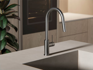 MECCA PULL OUT SINK MIXER WITH VEGIE SPRAY FUNCTION GUN METAL (NR221908GM)