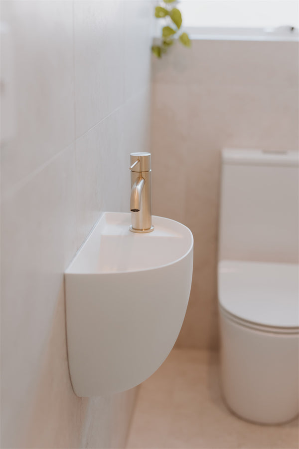 MECCA BASIN MIXER BRUSHED GOLD (NR221901BG)